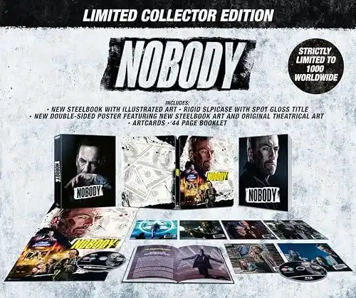 Image from Chollos de Cine (cinemix.es): PREVENTA EN UK ‼️ 🔥 AMAZON *Nadie (Edición Coleccionista)* «Steelboo...