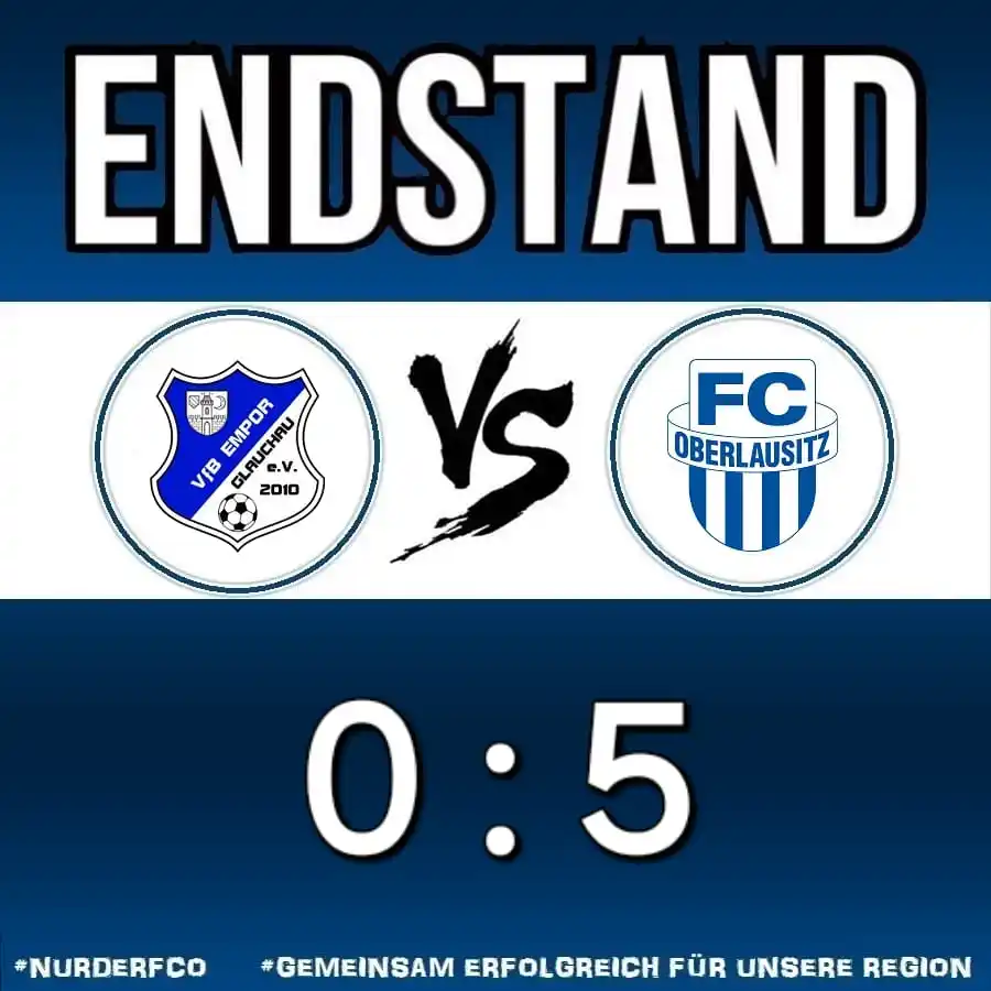 Image from FC Oberlausitz Neugersdorf e.V.: ⚽💙 Punktspiel / 1.Männer 💙⚽ VfB Empor Glauchau 0️⃣ FC Oberlausitz N...