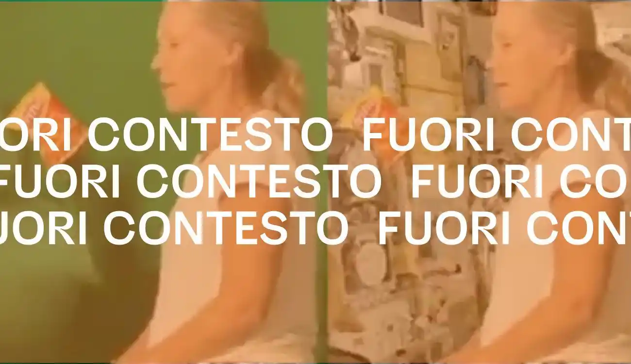 Image from Facta.news: *Questa non è l’ex astronauta Karen Nyberg «che mostra come la NASA fa...