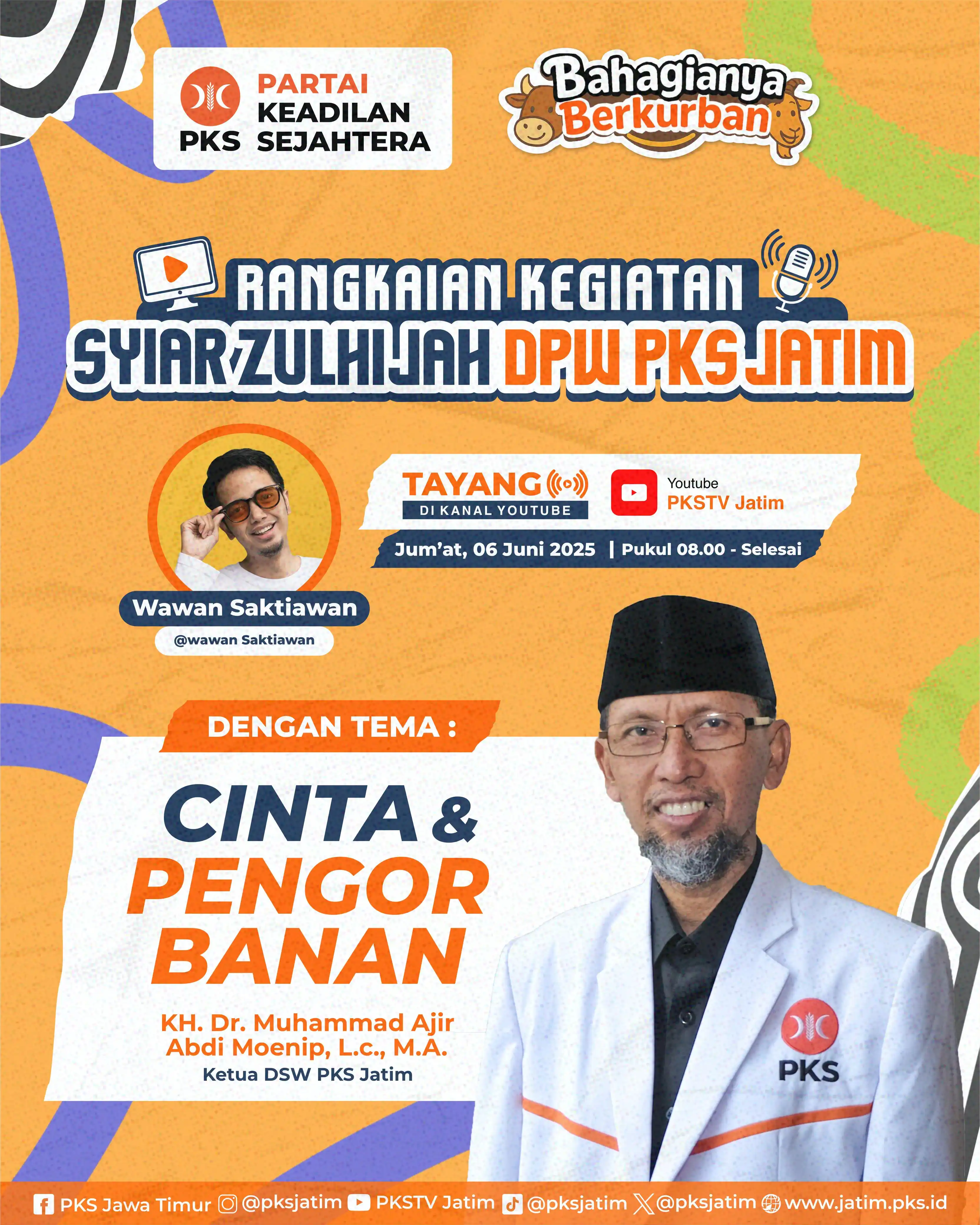 Image from PKS Jawa Timur: *Rangkaian Kegiatan Syiar Zulhijah DPW PKS Jawa Timur, Bahagianya Berq...