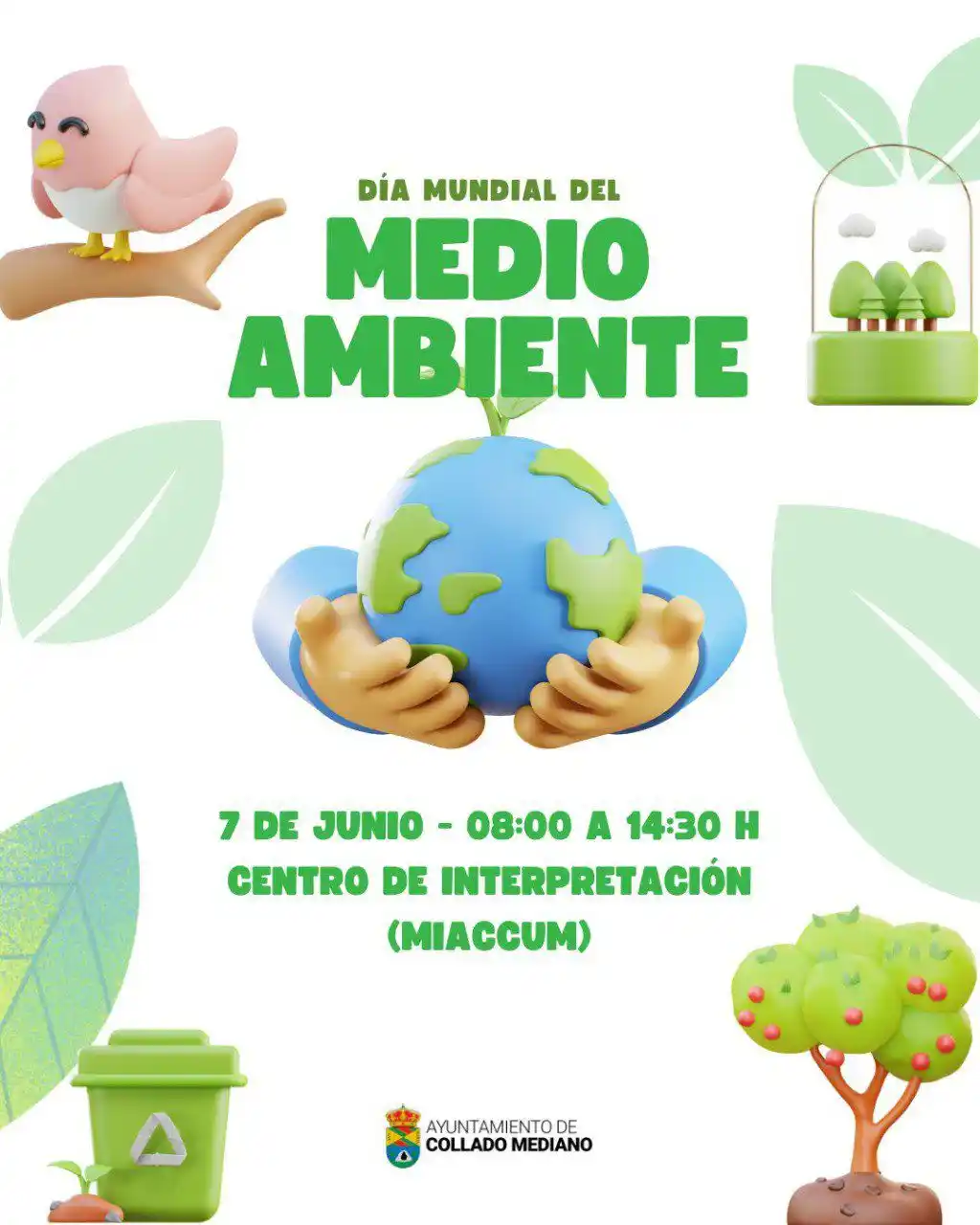 Image from Información Collado Mediano: 📣 Recuerda que este sábado tenemos una cita con el Día Mundial del Me...