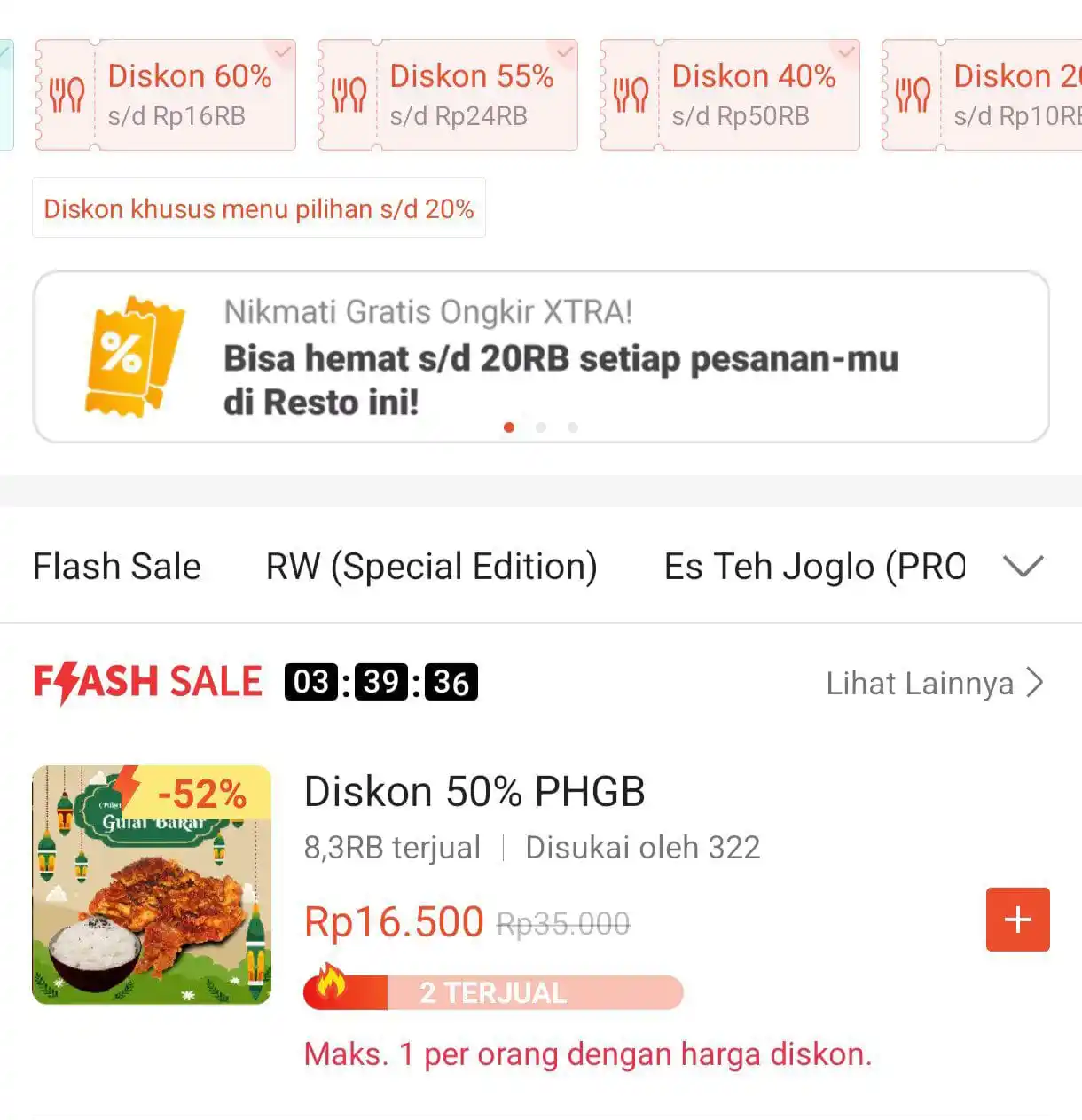 Image from SiCode Voucher + Hidden GEM Shopee: Red Fried Chicken Krg Tengah Komboin voucher diskon 60% checkout murah...