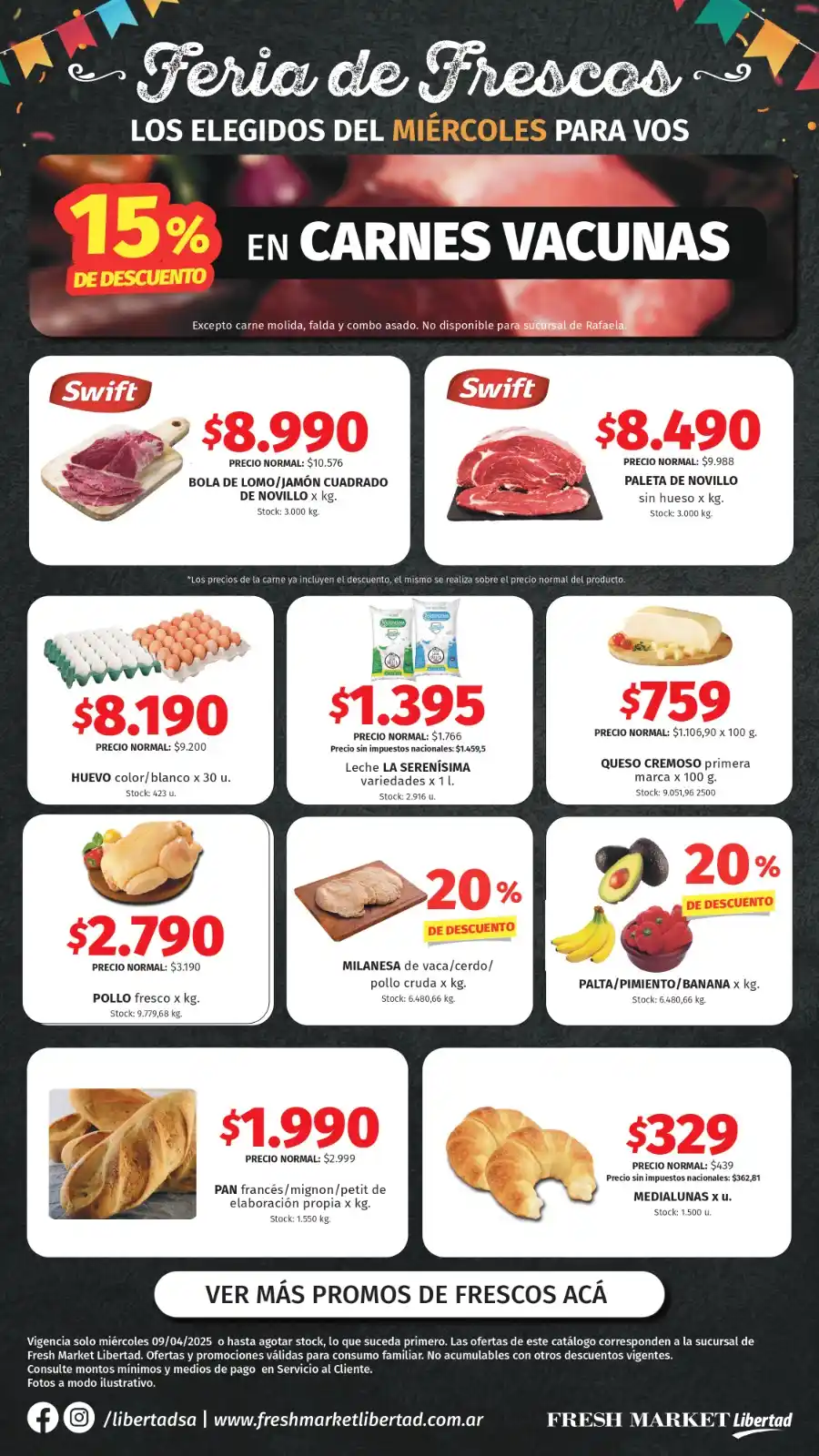 Image from Fresh Market Libertad: 🦜💅 Reinis… es miércoles y la Feria de Frescos está que arde 🔥 🥩 1...