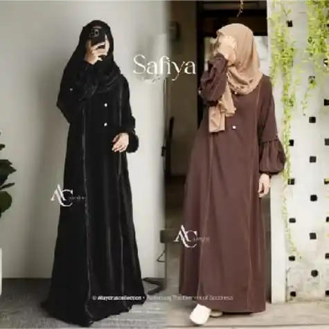 Image from Spill & Racun Shopee: _*Rekomendasi abaya hitam turkey gamis syar'i*_ ```harga promo cumaa ...