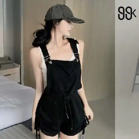 Image from Spill & Racun Shopee: _*Rekomendasi jumpsuit with front pocket pendek*_ ```harga promo cuma...
