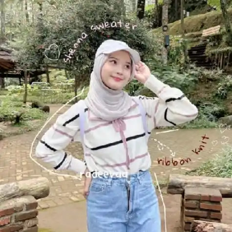 Image from Spill & Racun Shopee: _*Rekomendasi weater knit ribbon kecee*_ ```harga promo cumaa Rp69.00...