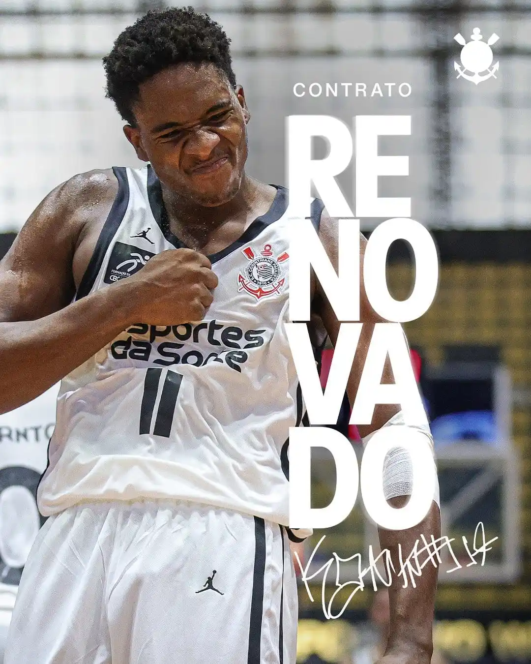 Image from Corinthimão 3.0 🦅: RENOVADO! 🏀🔥 Nosso showman das enterradas, Kauan Raymundo, vai vest...