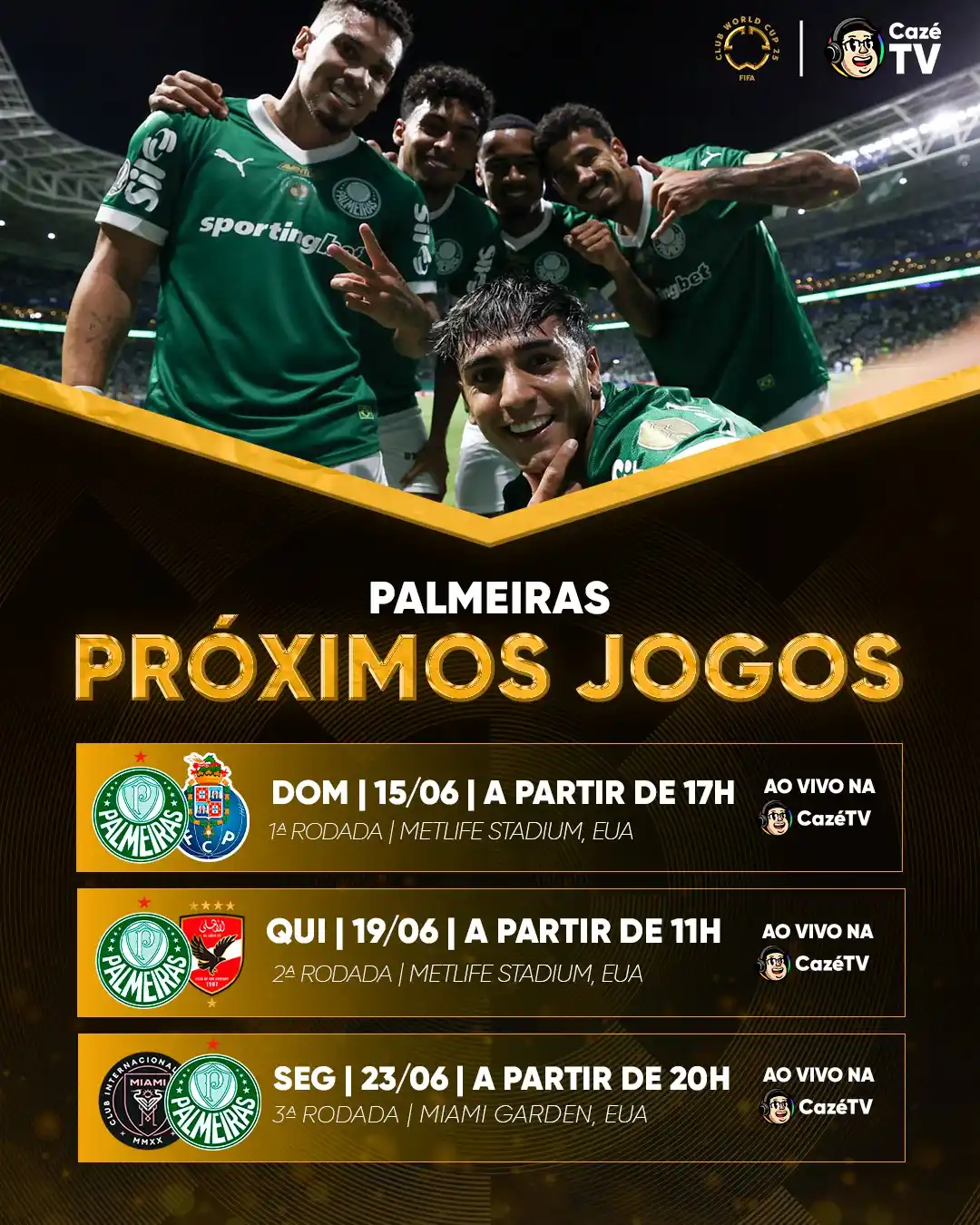 Image from Lance! Palmeiras: 💚🏆 RETA FINAL PRO VERDÃO ESTREAR NA COPA DO MUNDO DE CLUBES! A expe...