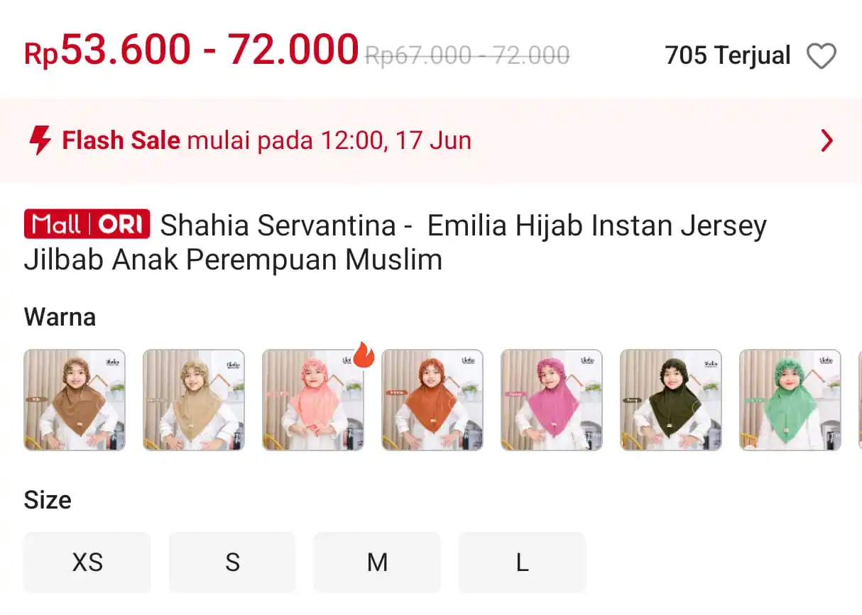 Image from SiCode Voucher + Hidden GEM Shopee: *💰Rp 10.000 || 12:00 WIB ⏰* Shahia Servantina - Emilia Hijab Insta...