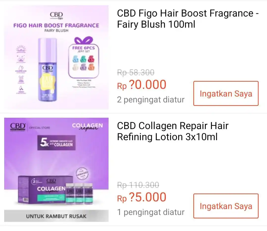 Image from SiCode Voucher + Hidden GEM Shopee: *💰Rp 10.000 || 18:00 WIB ⏰* CBD Figo Hair Boost Fragrance - Fairy B...