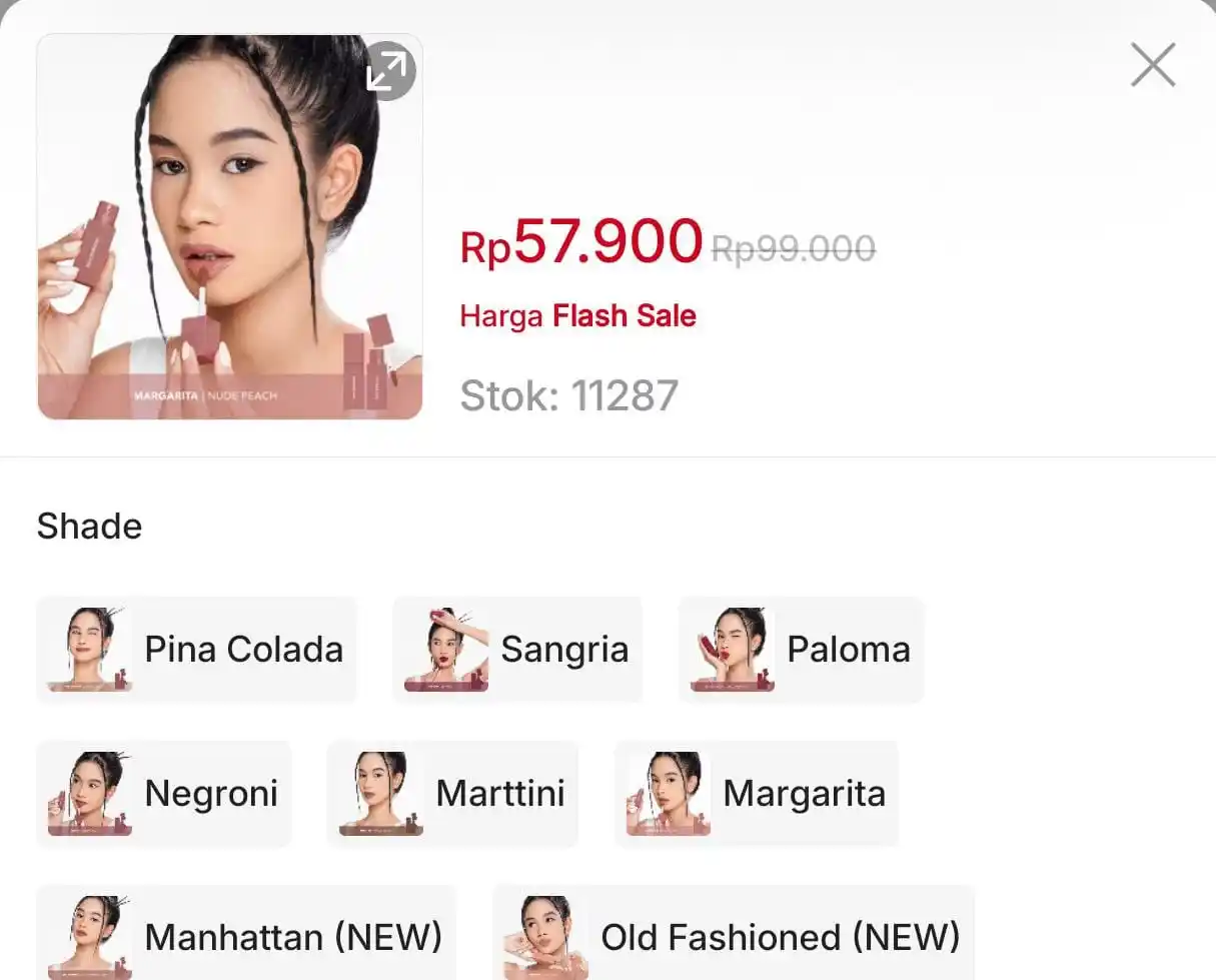 Image from SiCode Voucher + Hidden GEM Shopee: *💰Rp 24.900 || 18:00 WIB ⏰* Sea Makeup Lacquer Shake Lip Ink Longla...