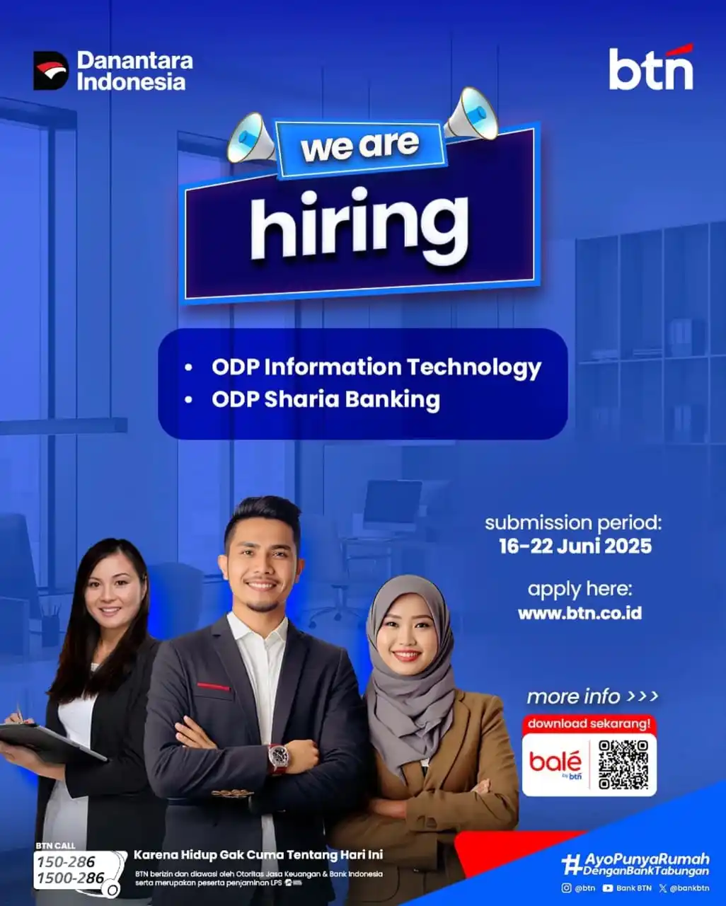 Image from INFO PEKANBARU: Saatnya bergabung menjadi bagian dari BTN! Ayo simak informasi lowonga...