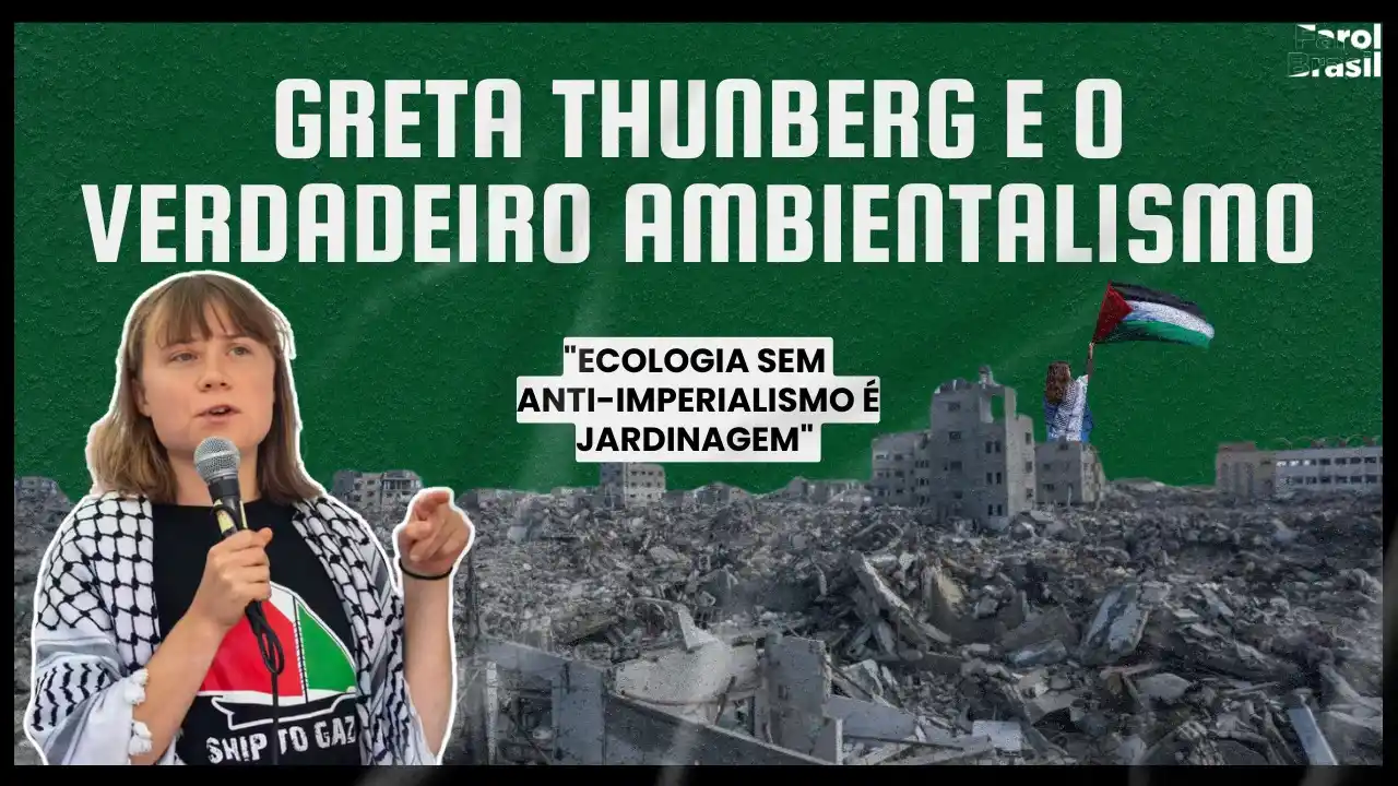 Image from Jones Manoel : Salve, camaradas. Hoje, às 15h30, tem vídeo novo no canal. Greta Thunb...