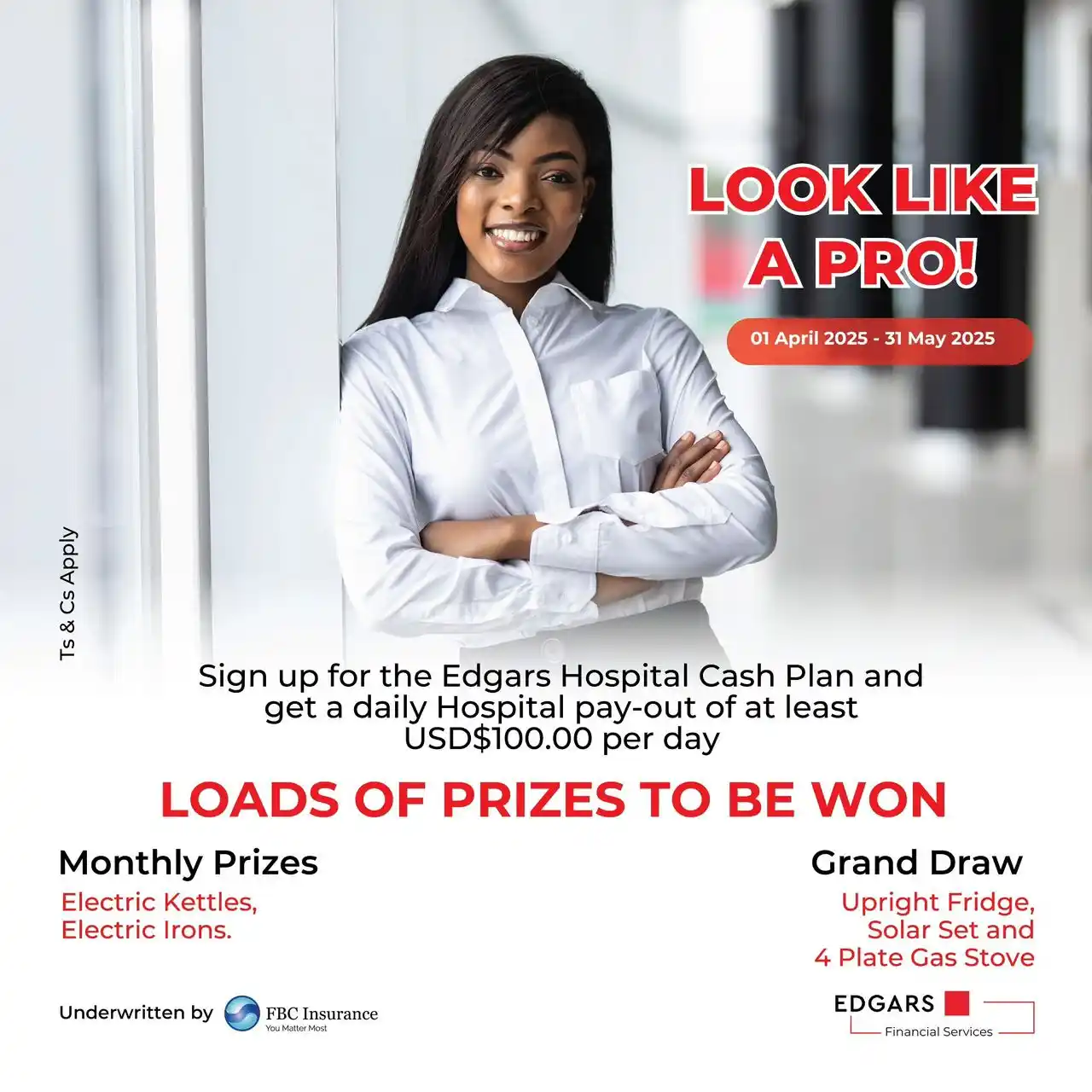 Image from Edgars Zimbabwe: Sign up for the Edgars Hospital Cash Plan, add two dependents, and you...