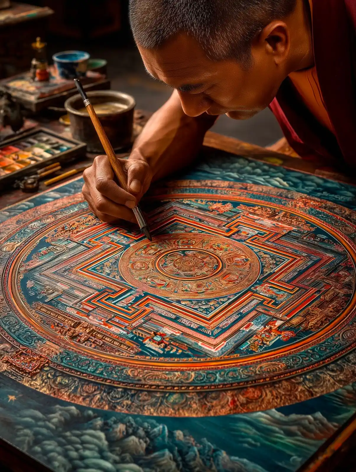 Image from BUDISTAS practicantes: Simbolismo del Mandala 🪷 El Mandala es una representación simbólica t...