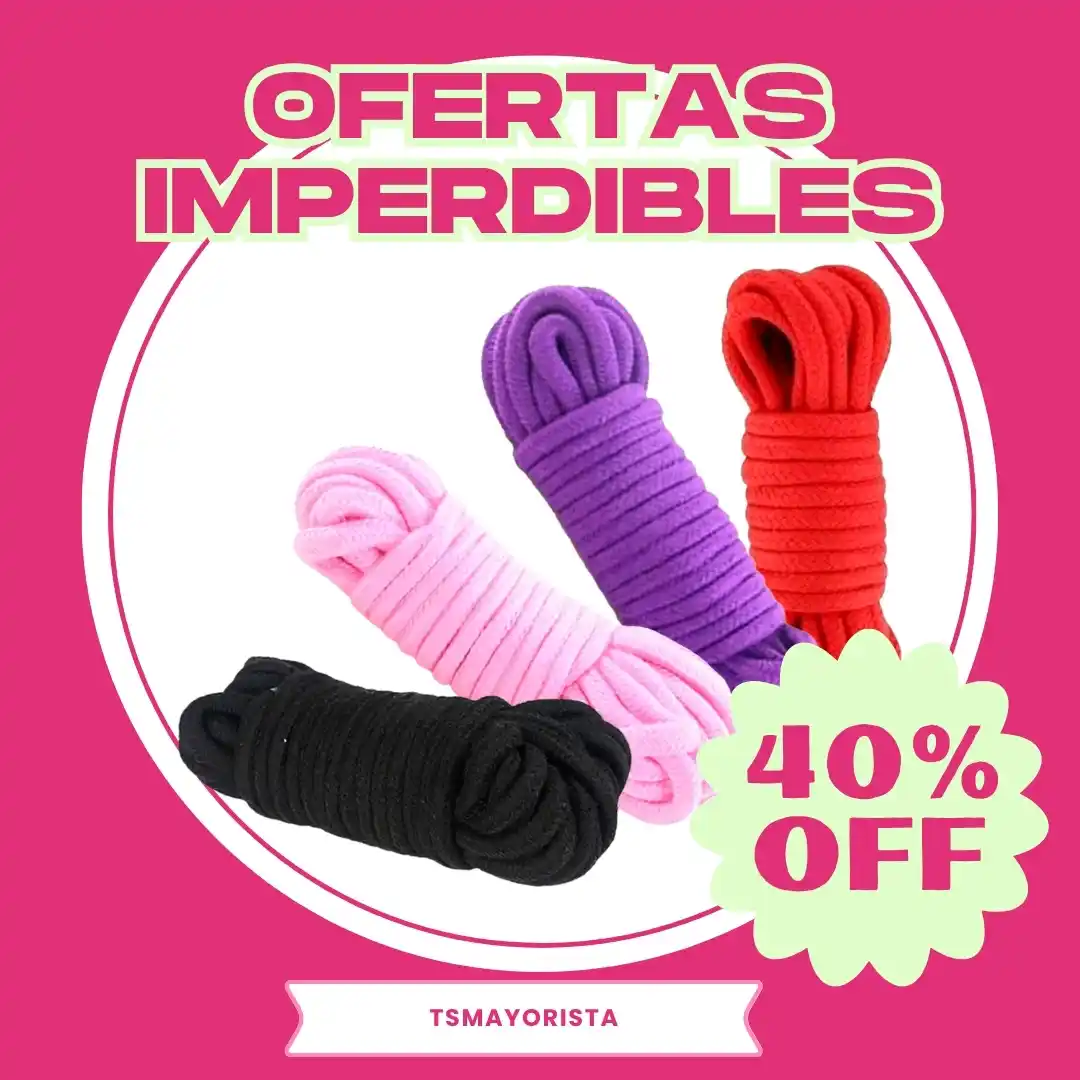 Image from TS MAYORISTA: 🎀 ¡Solo por hoy! 40% de DESCUENTO 🎀 En nuestra Soga Cuerda 5 mts. Bo...