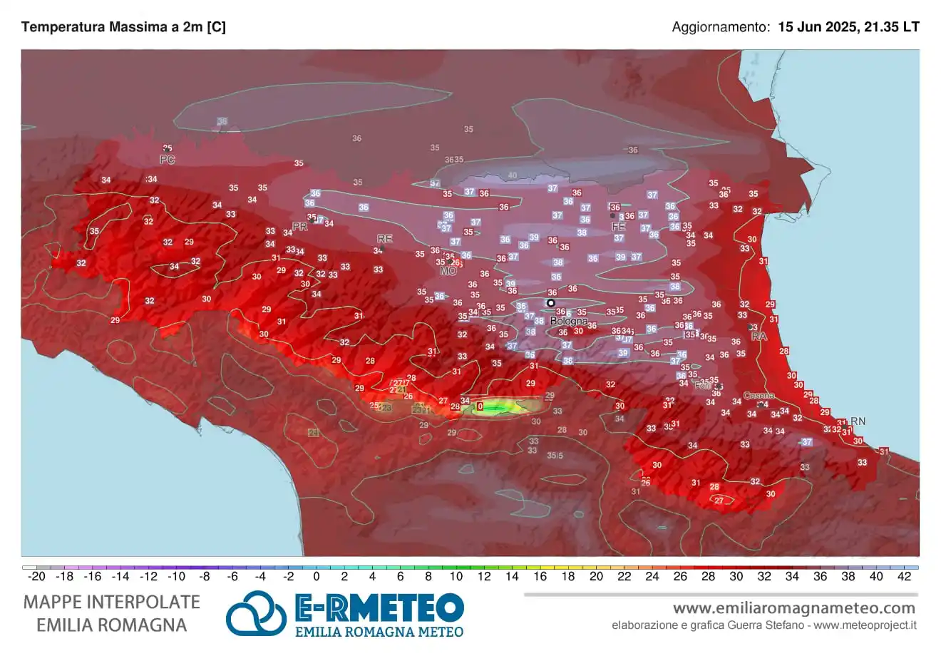 Image from Emilia Romagna Meteo: Temperature fino a 10 gradi oltre la media oggi nella nostra regione �...