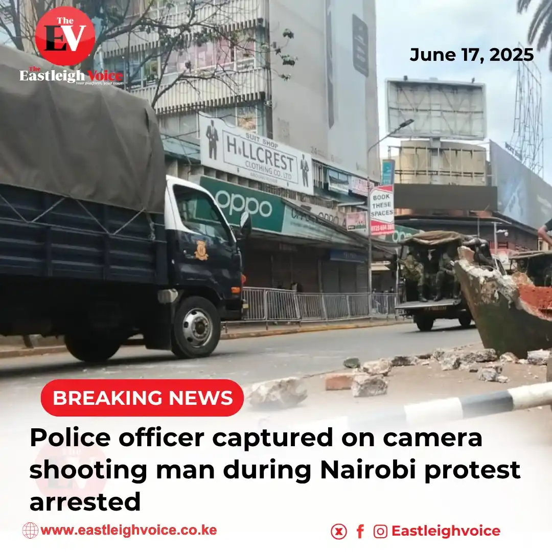 Image from Eastleigh Voice - eastleighvoice.co.ke: The National Police Service (NPS) has said that a police officer who s...