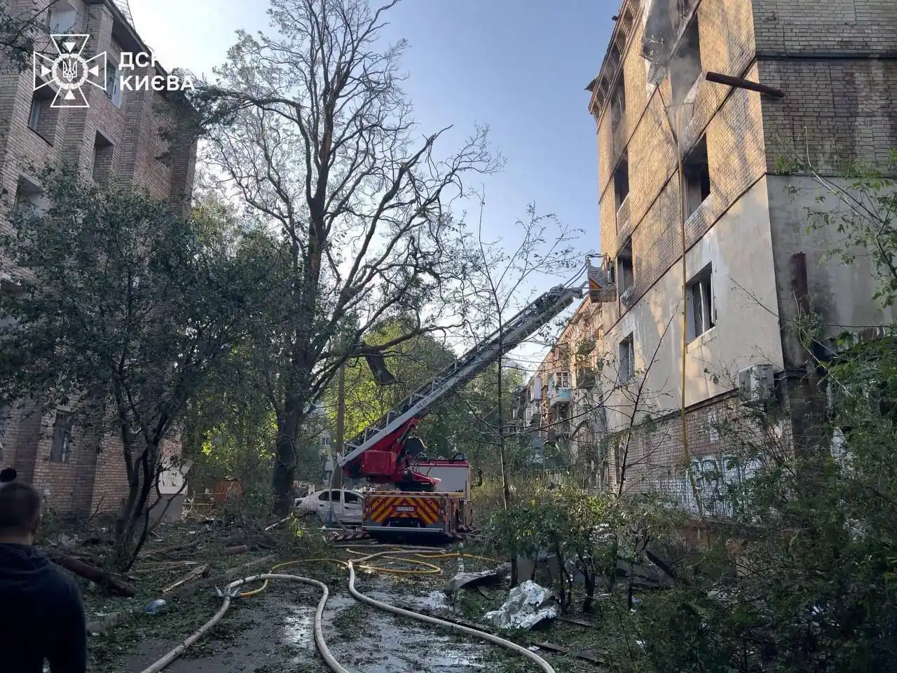 Image from UATV English: The number of injured in Kyiv has risen to 114. Of them, 68 have been ...