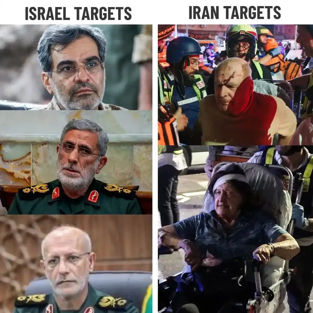 Image from מטה ההסברה האזרחי | ISRAELI SPIRIT: Two nights in a row, Iran’s regime is deliberately targeting Israeli h...
