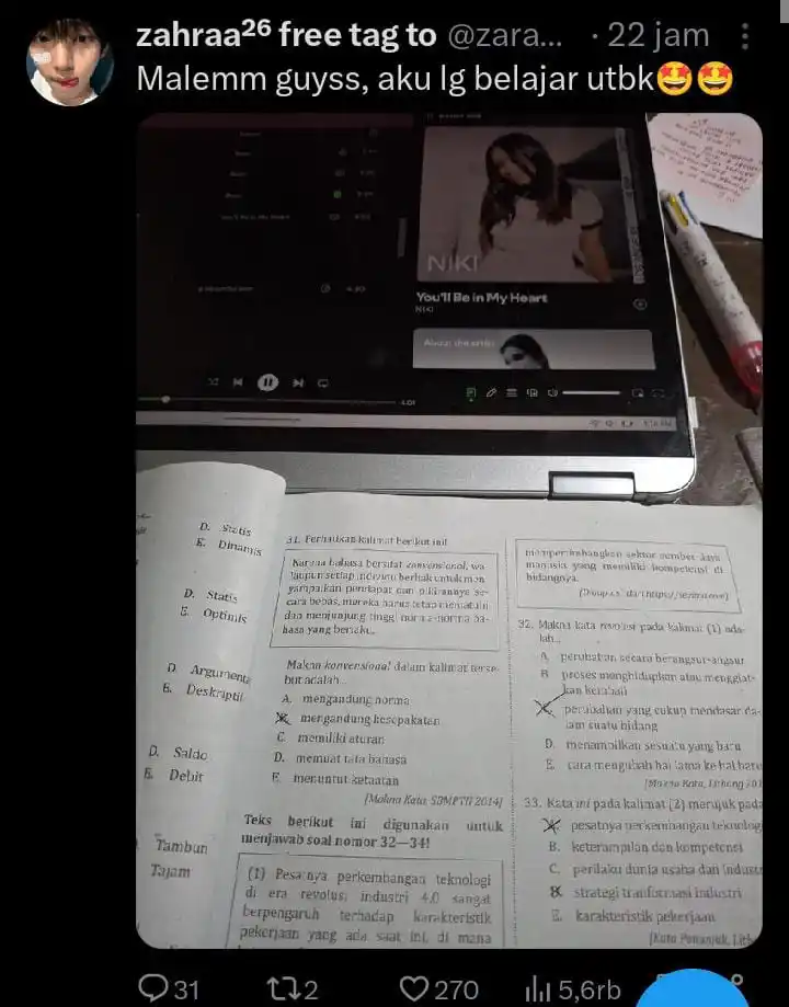 Image from Nadya cinta unhan😎: Udh akt 26 aja kocak...