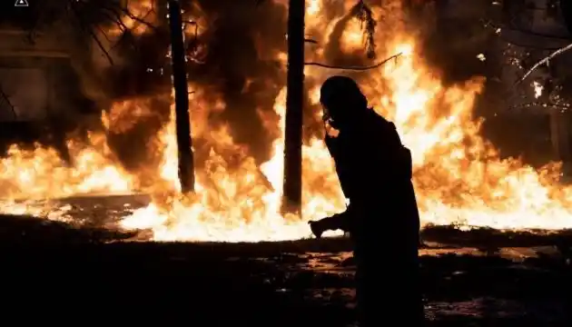 Image from UATV English: ‼️ Ukrainian Foreign Ministry after combined attack on Kremenchuk: Rus...