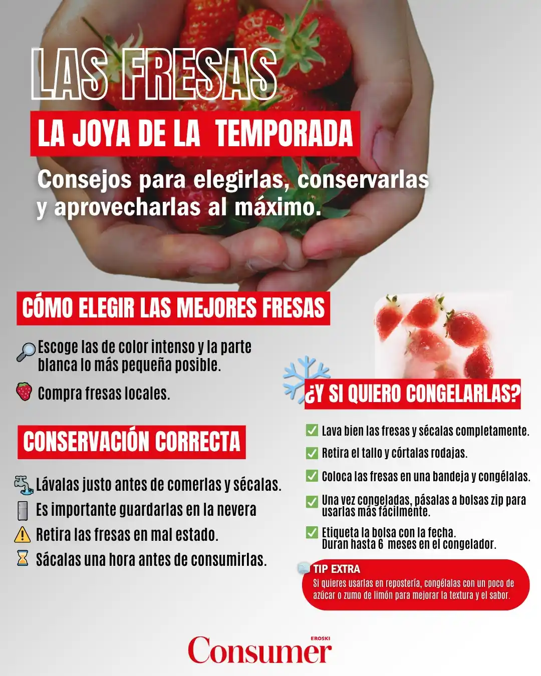 Image from Consumer: 🍓 🗓️ ¡Último aviso para disfrutar de las fresas en pleno apogeo! Tie...