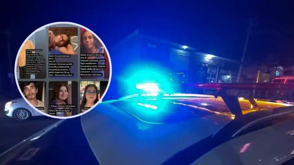 Image from Luz Noticias: *Una familia de 6 integrantes desapareció en Culiacán*. Se reporta su ...