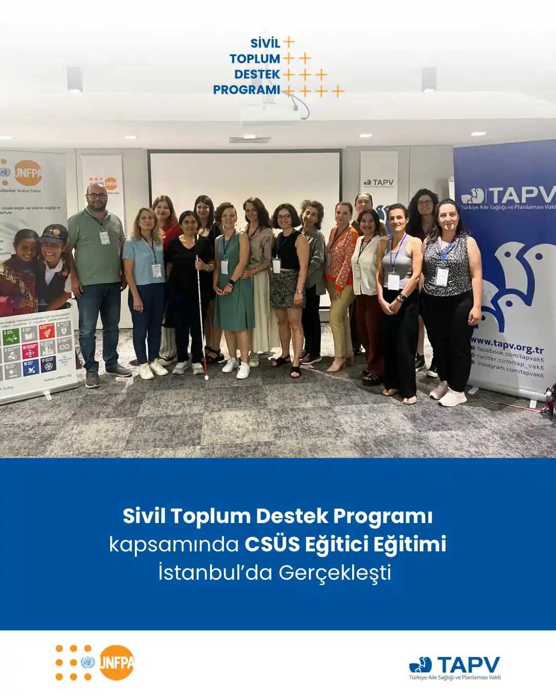 Image from TAP Vakfı: UNFPA’nın uygulama ortaklığında yürüttüğümüz Sivil Toplum Destek Progr...