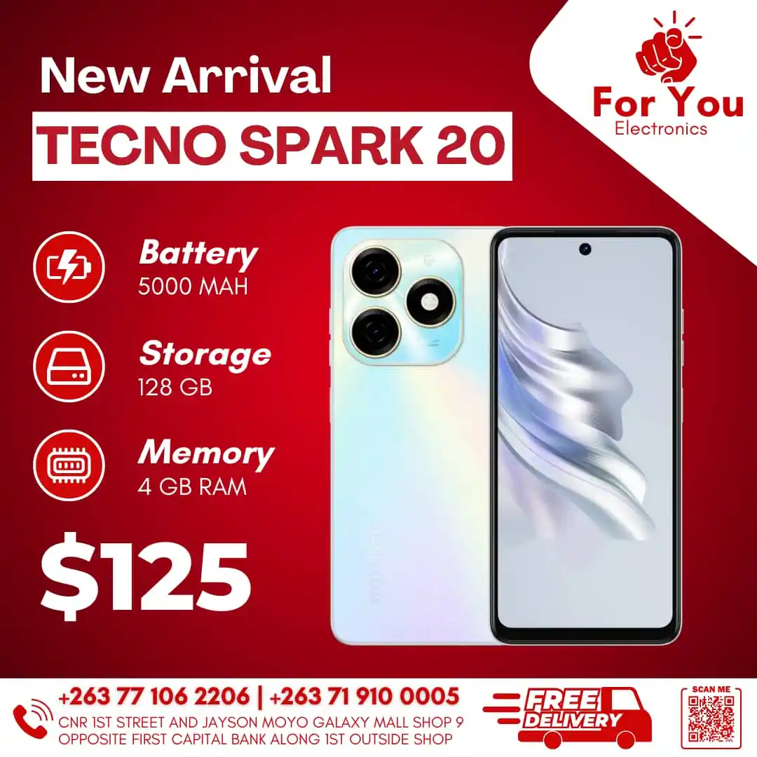 Image from For You Electronics: 🔥 Unleash the Spark — TECNO Spark 20 🔥 Bold Performance. Massive Sto...