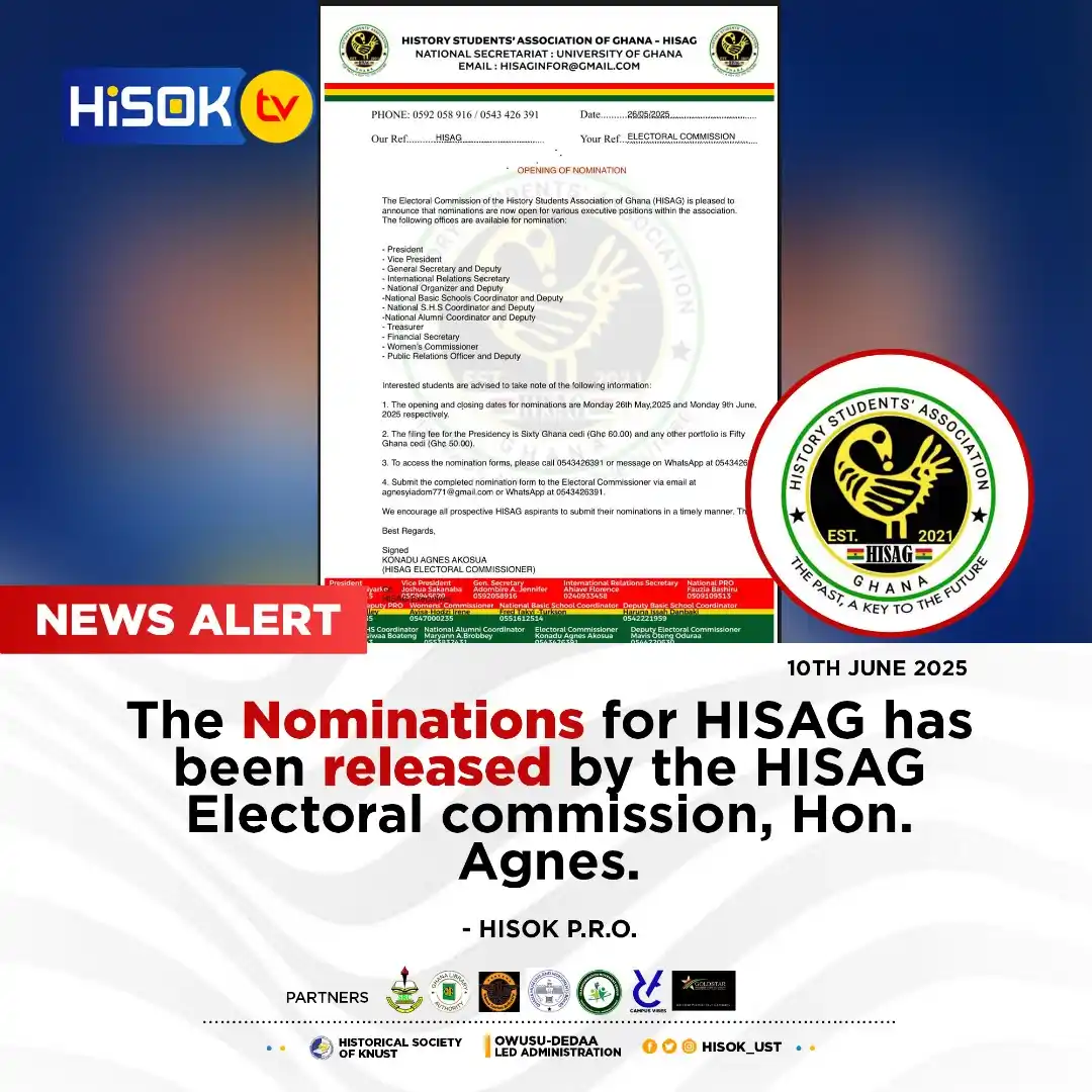 Image from HISOK_TRENDS 👂: UPDATE ‼️‼️‼️ Interested students should contact the HISOK EC for any...