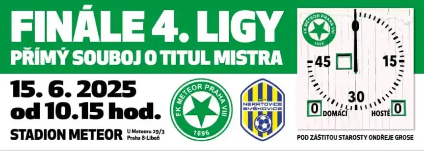 Image from Praha 8: ⚽️ V neděli 15. června 2025 od 10:15 se v Libni rozhodne. Libeňský FK ...