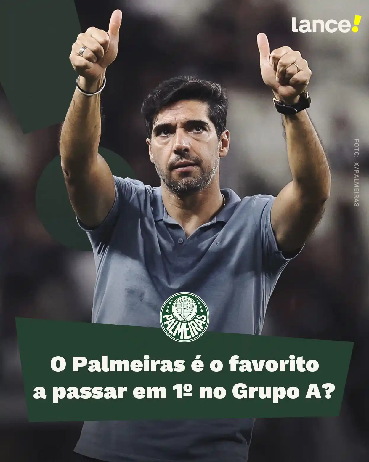 Image from Lance! Palmeiras: VAI COMEÇAR A CAMINHADA! 👏⚽ Hoje o Palmeiras inicia sua trajetória r...