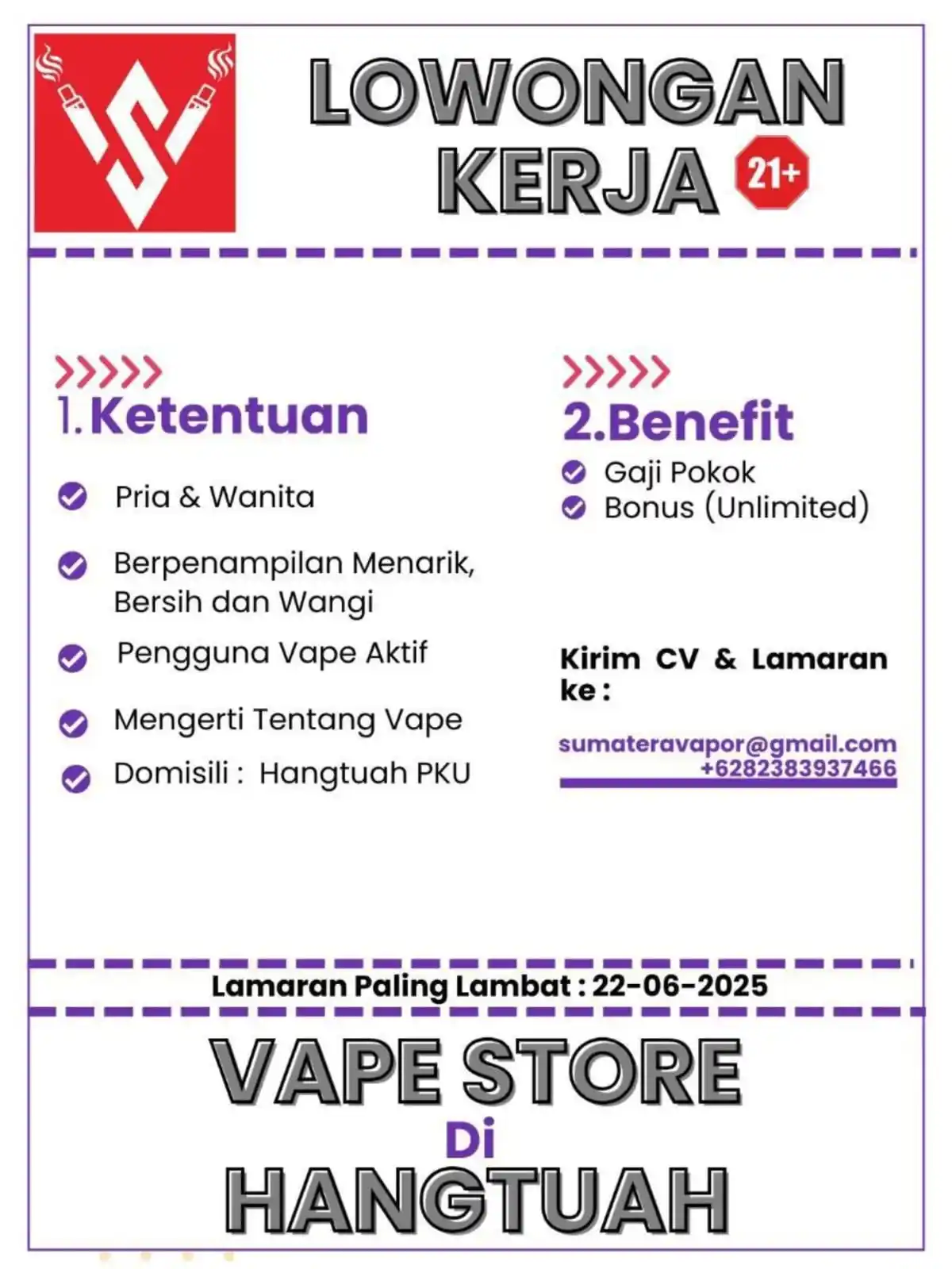 Image from INFO PEKANBARU: Vape Store Hangtuah...