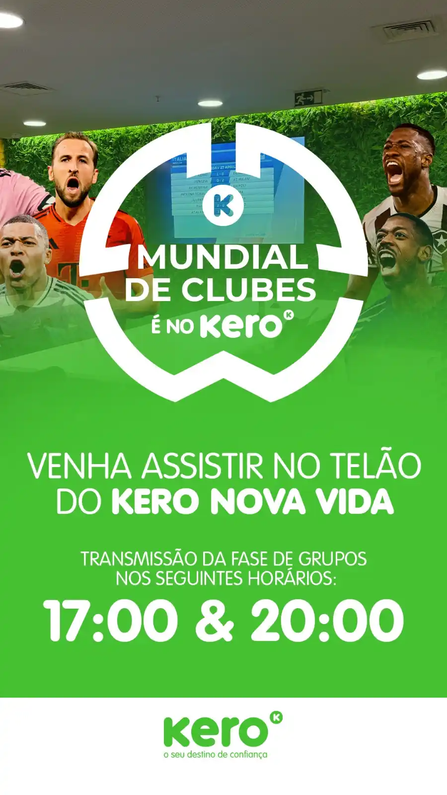 Image from Hipermercado KERO: ⚽ Vem curtir os jogos no KERO Nova Vida! Tem telão, tem ambiente, tem...