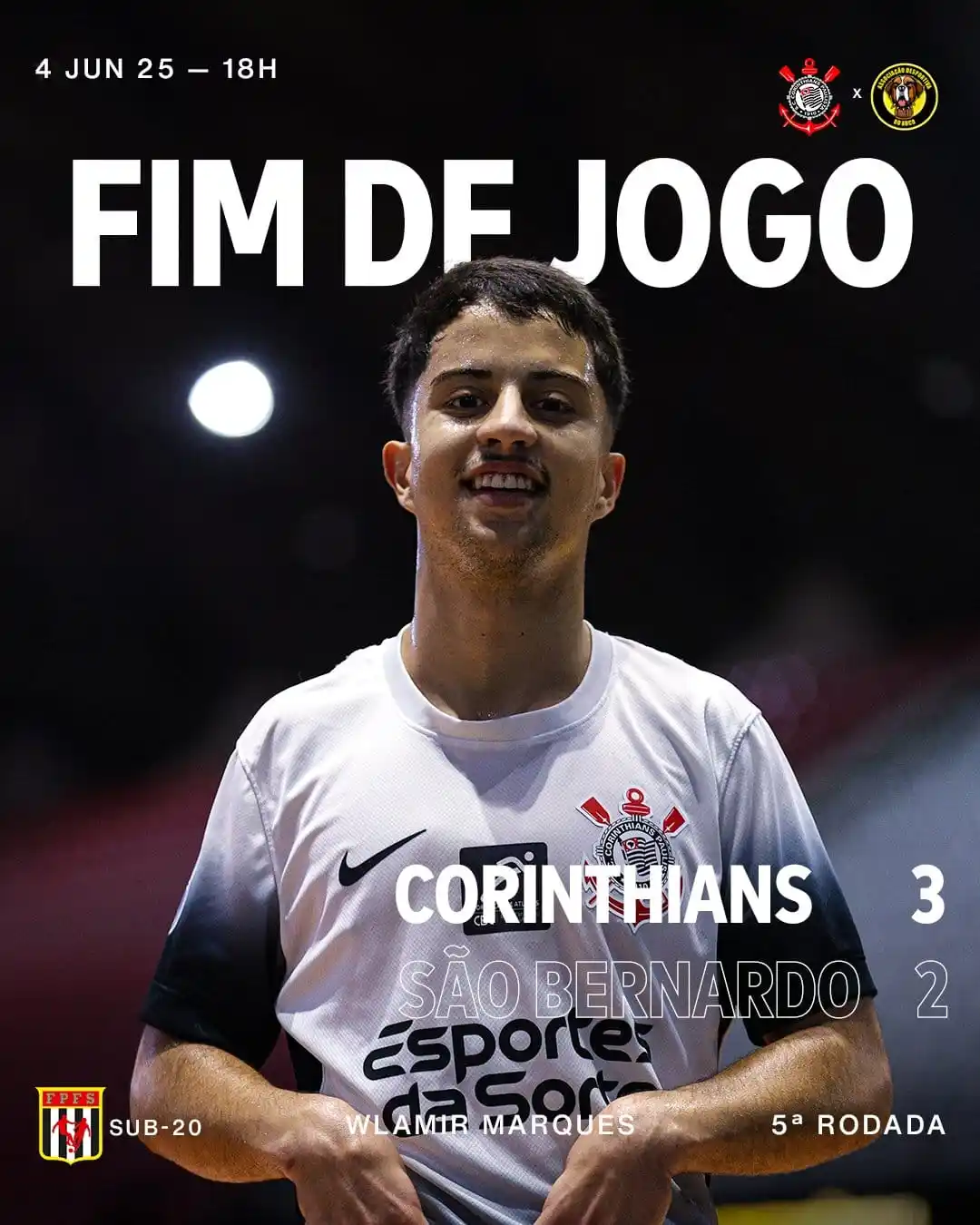 Image from Corinthimão 3.0 🦅: VENCE O CORINTHIANS! ⚽️ Em casa, pelo Paulistão Sub-20, o <a class="t...