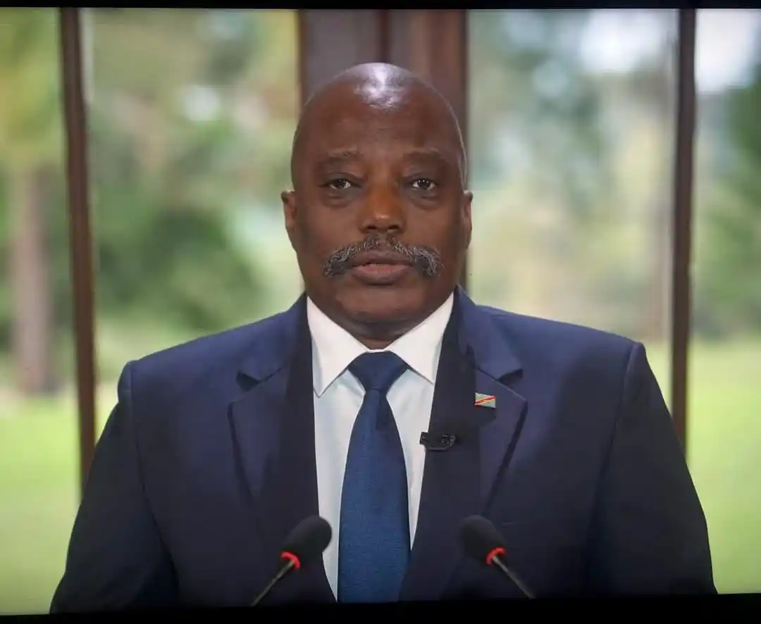 Image from La lionne infos: Visite de Joseph Kabila au centre de formation idéologique du M23/AFC ...