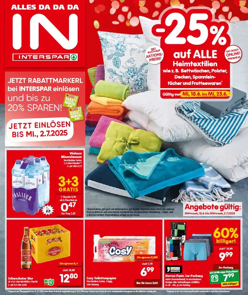 Image from INTERSPAR: Was ist die vielleicht schönste Sache der Welt? Richtig: Ausschlafen a...