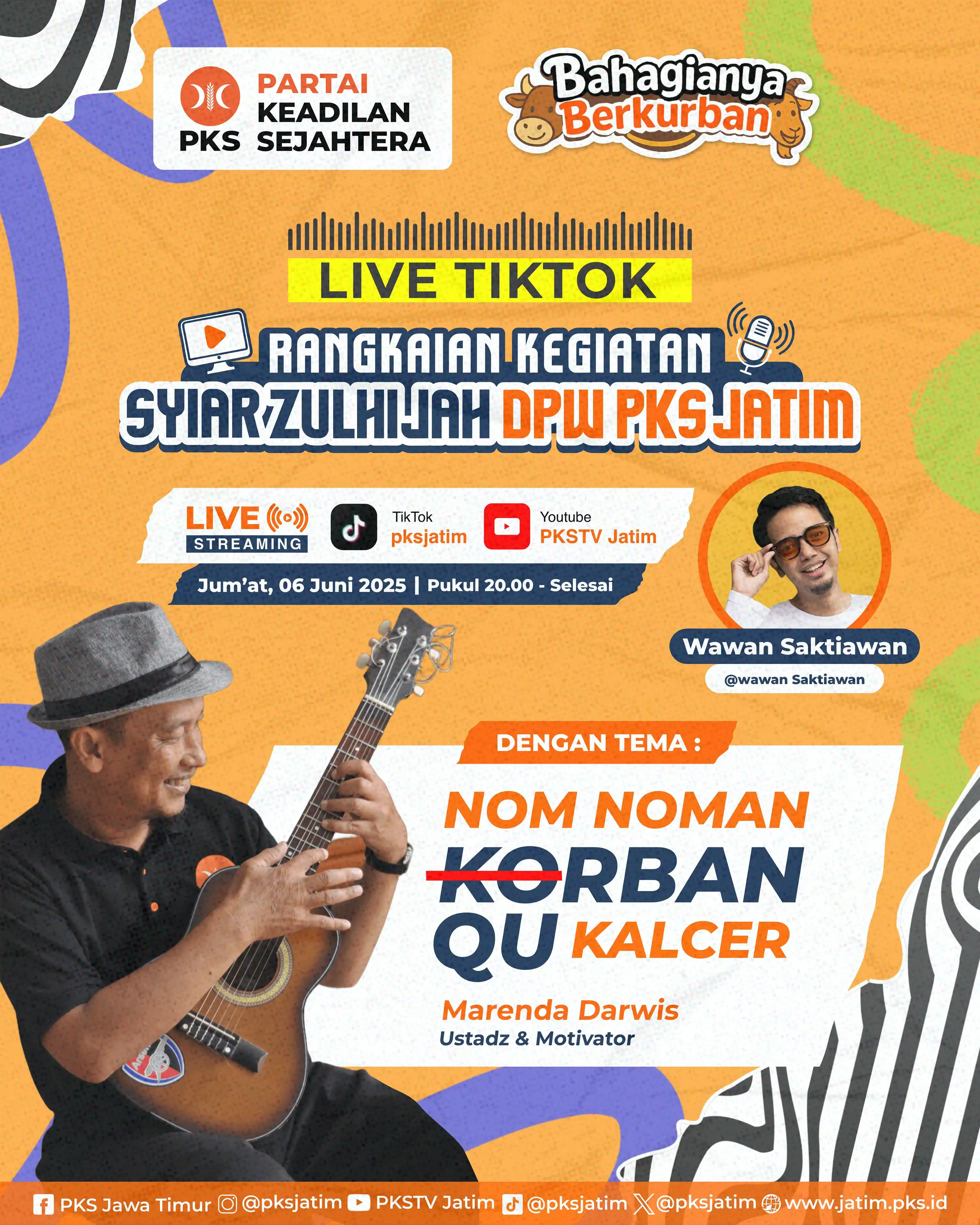 Image from PKS Jawa Timur: 🔥 *Wawan Saktiawan LIVE!* 🔥 Komika yang serius nggak pernah serius i...