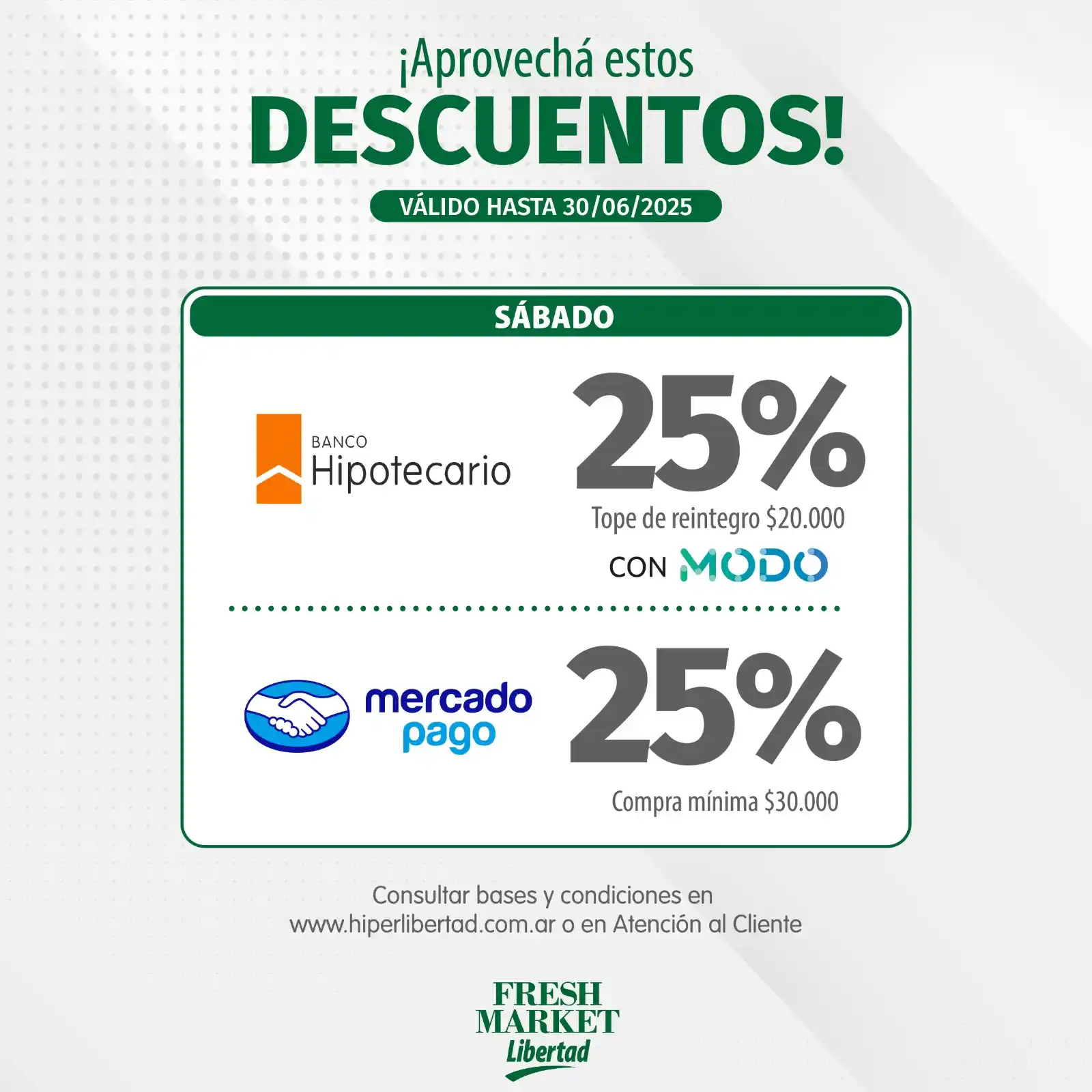Image from Fresh Market Libertad: 🦜💳 Y cierro esta ronda de <a class="text-blue-500 hover:underline cu...