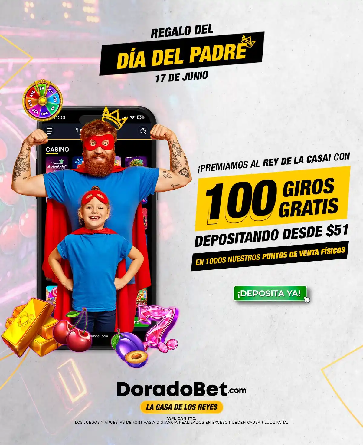 Image from La Casa de los Reyes👑: Y como el día del padre son todos los días ☺️ hoy premiamos al rey del...