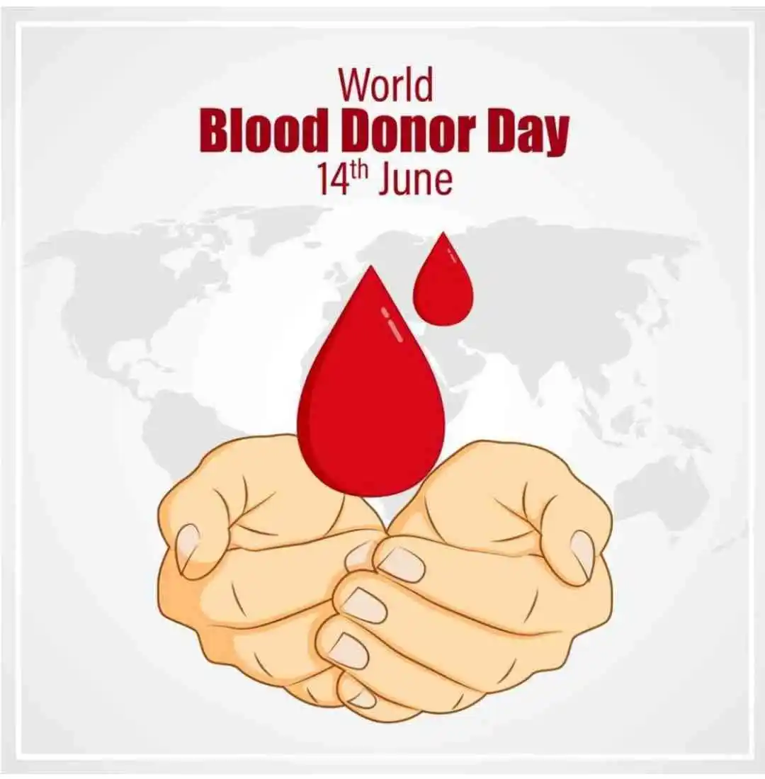 Image from CURRENT AFFAIRS UPDATE: ❇️ 14 JUNE 🩸 World Blood Donor Day विश्व रक्तदाता दिवस 🩸The...