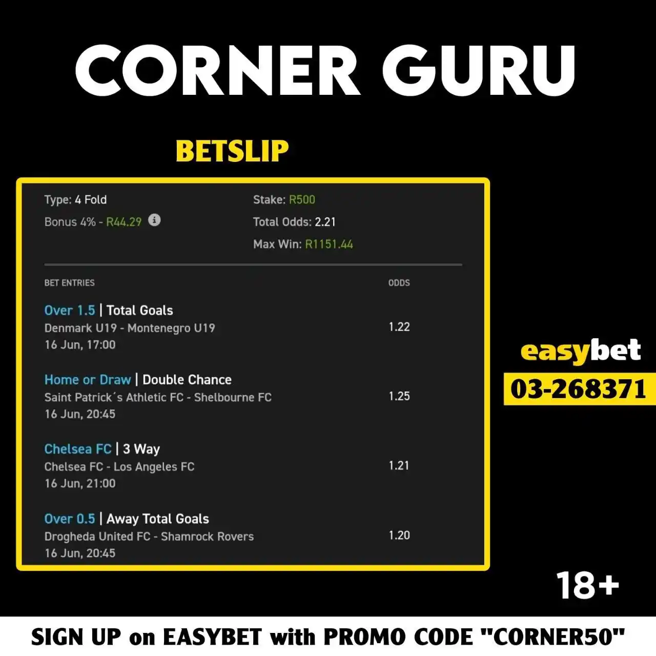 Image from the green space.: 🌟 2 ODDS ⚡️ Betcode -> 03-268371 🧾 Copy Betslip -> easybet.co.za/sh...