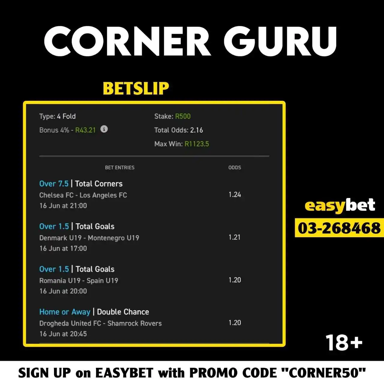Image from the green space.: 🌟 2 ODDS ⚡️ Betcode -> 03-268468 🧾 Copy Betslip -> easybet.co.za/sh...