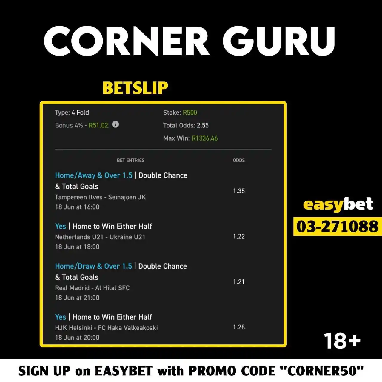 Image from the green space.: 🌟 2 ODDS ⚡️ Betcode -> 03-271088 🧾 Copy Betslip -> easybet.co.za/sh...
