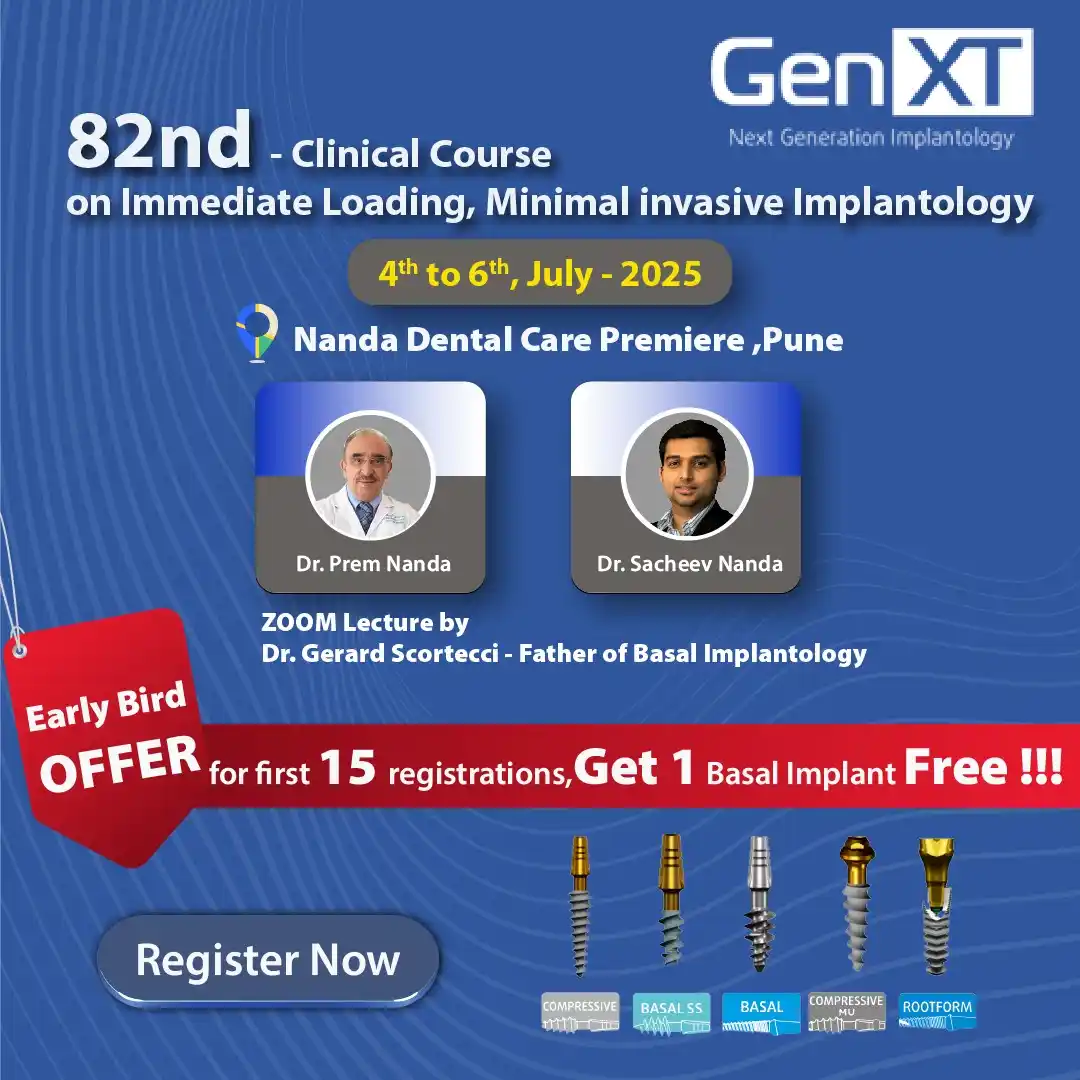 Image from Dentist Channel Online: 🚨 *82nd Clinical Course Alert*! 🚨  Master the Art of Immediate Loadi...