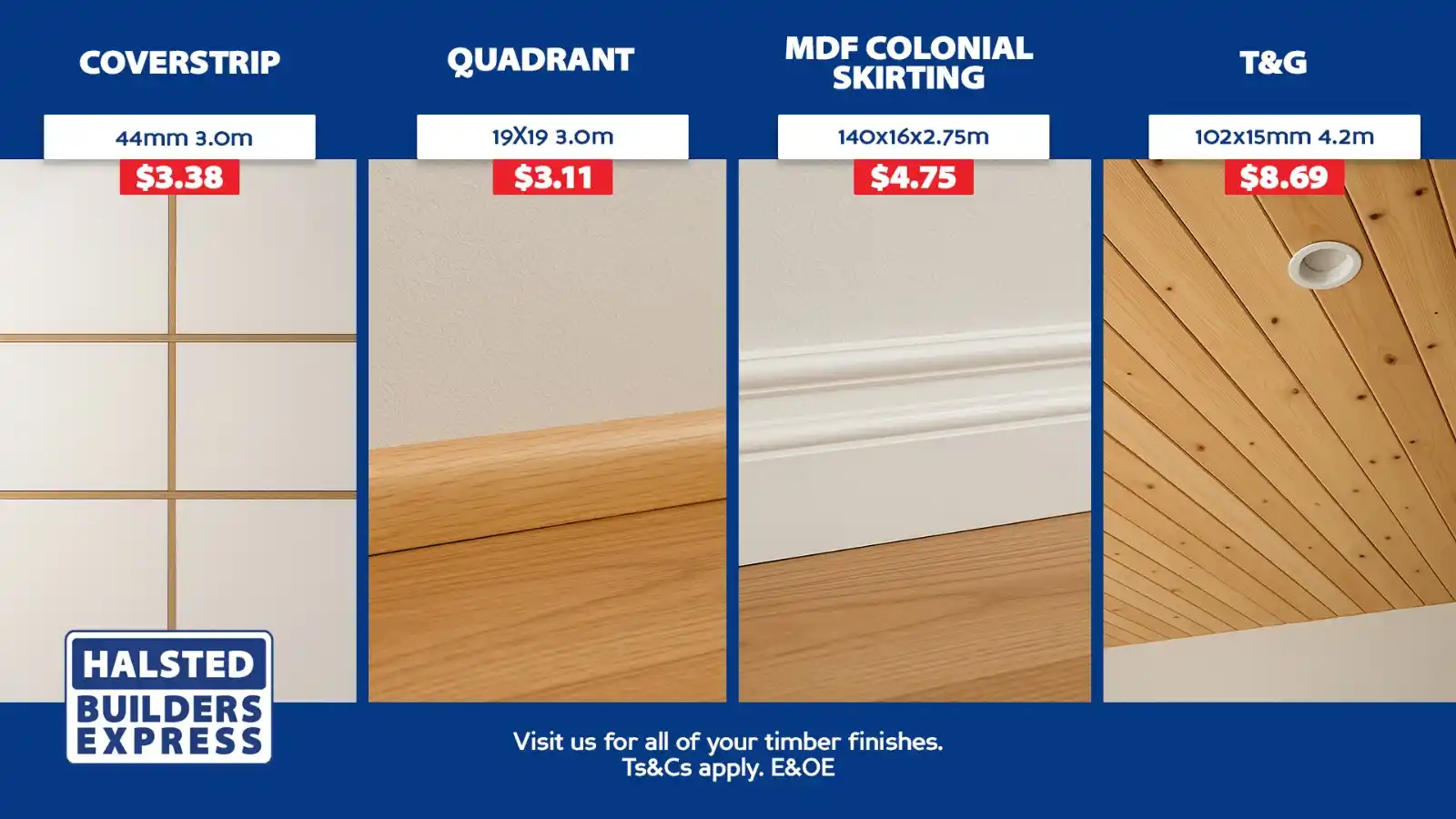 Image from Halsted Builders Express: Add that perfect touch to your spaces with our premium finishing solut...
