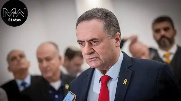 Image from Mw Status News: After the brutal missile attack this morning: Defense Minister Katz wi...