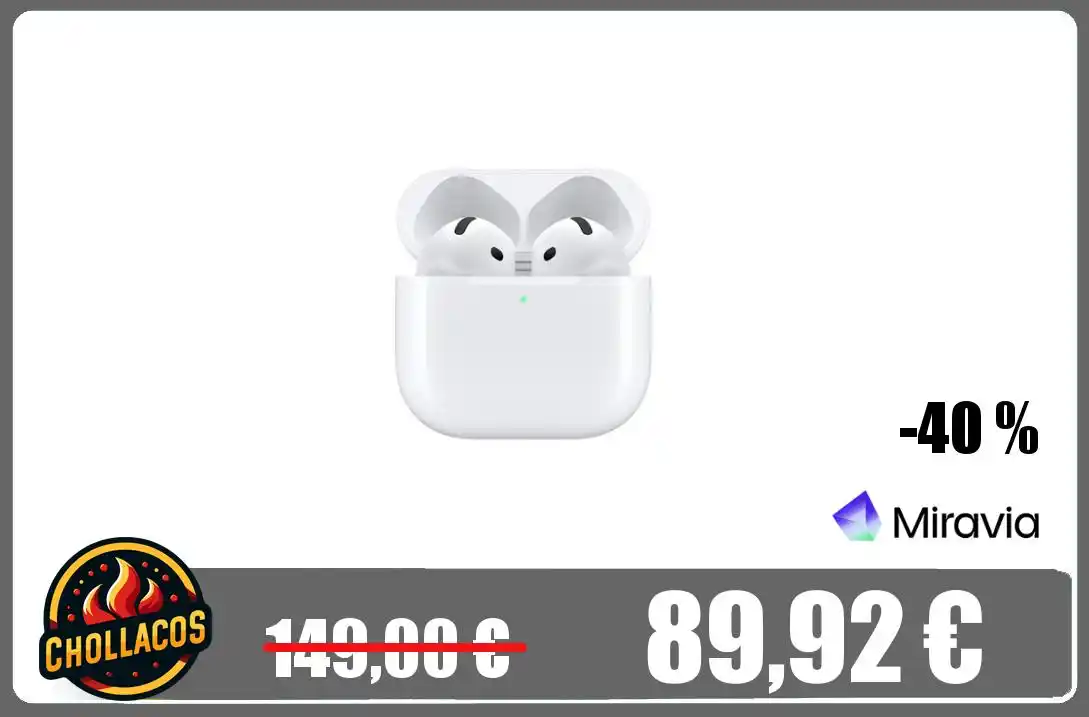 Image from Chollacos: 🔥 *APPLE AIRPODS 4* # 🔥 Apple AirPods 4 Auriculares inalámbricos,...