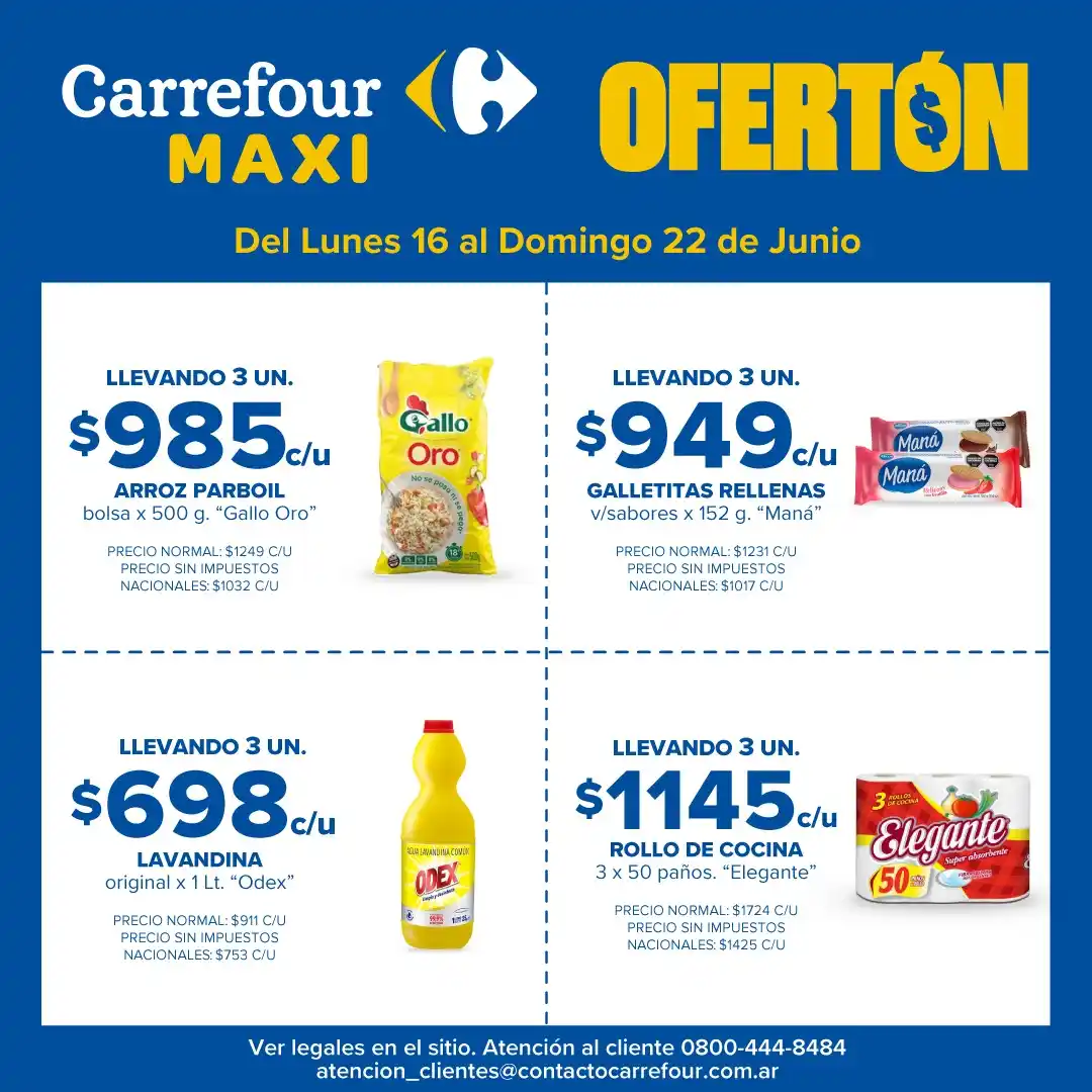 Image from Carrefour para Comerciantes: ¡Aprovechá el OFERTÓN de Carrefour Maxi de esta semana! 🤩 Hasta el d...